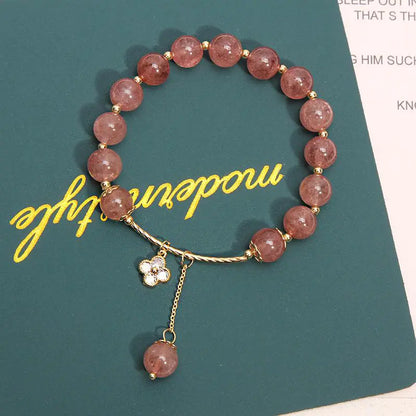 Pulseira de Pérolas de Água Doce Natural para Mulheres