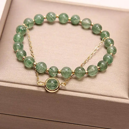 Pulseira de Pérolas de Água Doce Natural para Mulheres